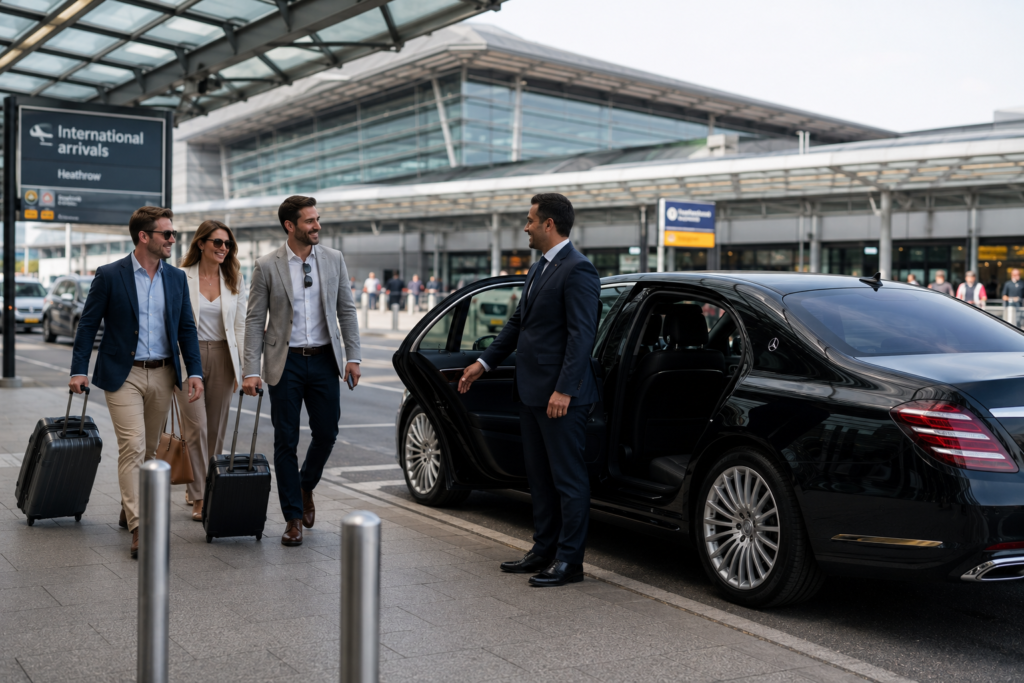 Professional luxury chauffeur services Italy providing airport transfer for business and leisure travelers.