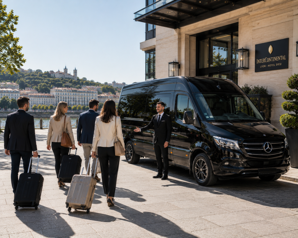 Servicio de traslado en minivan en París con chófer profesional