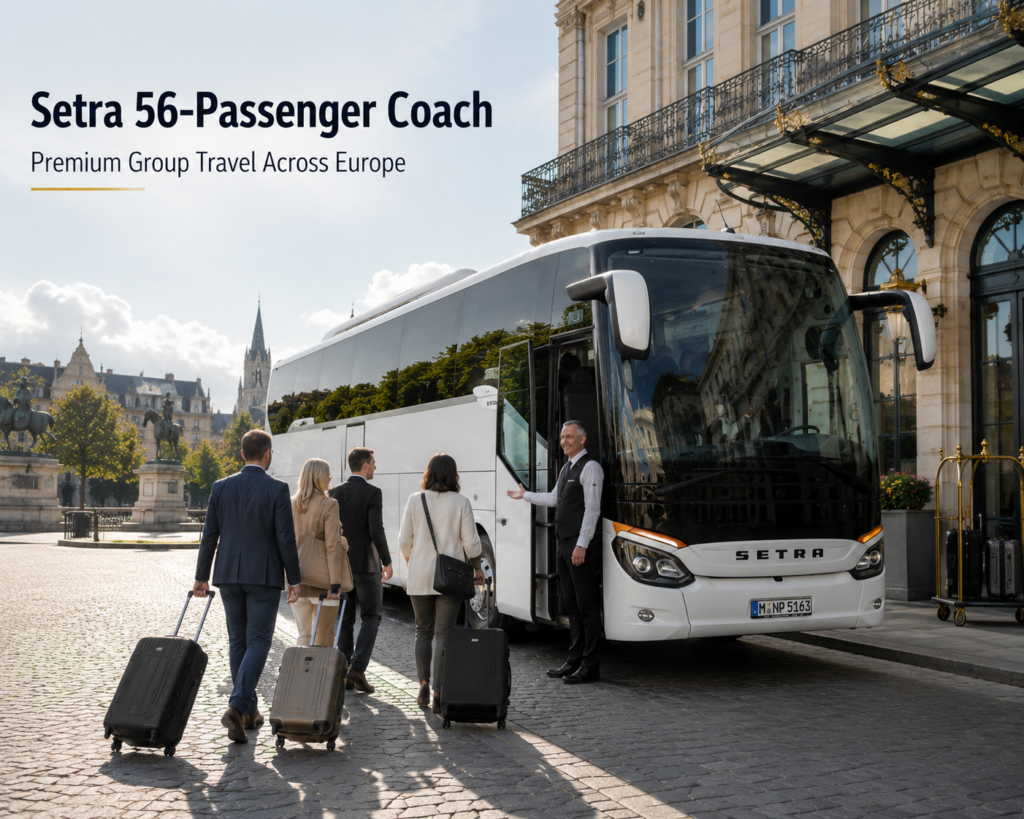 Coach Paris to Italy for a European group tour